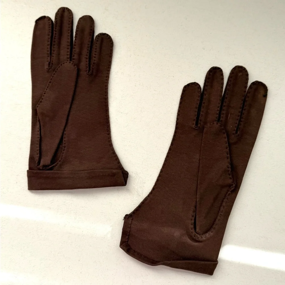 Vintage Classic‎ Brown Women's Gloves
